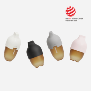 Bình Sữa Silicon HEORSHE Cổ Rộng