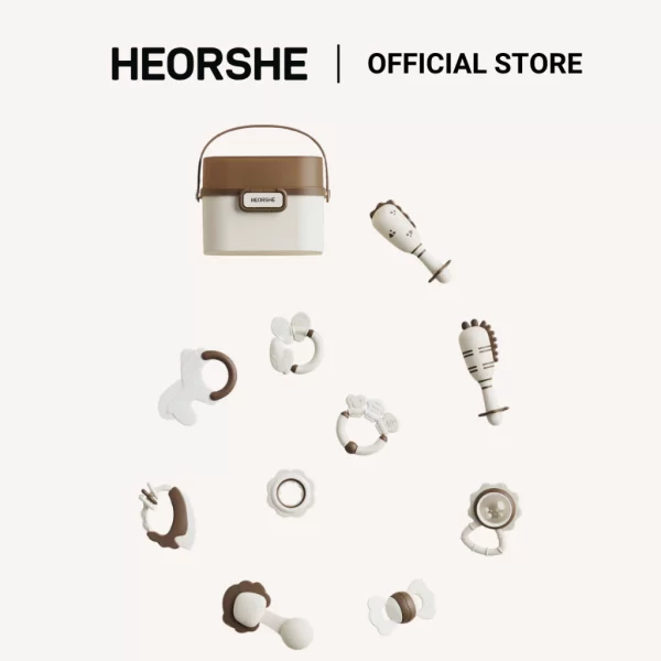 Bộ xúc xắc gặm nướu HEORSHE cho bé từ 0m+ HEORSHEVN - Hình ảnh 5