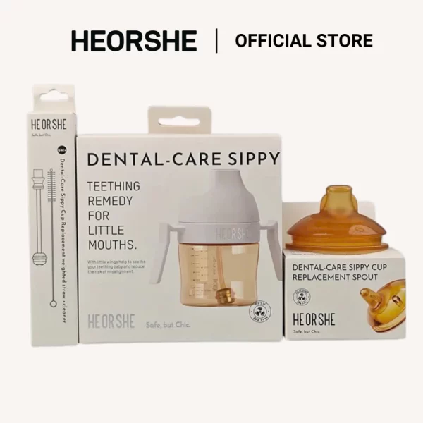 Phụ kiện thay thế cốc tập uống HEORSHE, núm hút thay thế chính hãng HEORSHE - Hình ảnh 5