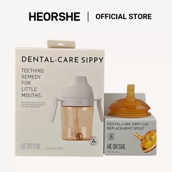 Phụ kiện thay thế cốc tập uống HEORSHE, núm hút thay thế chính hãng HEORSHE - Hình ảnh 3