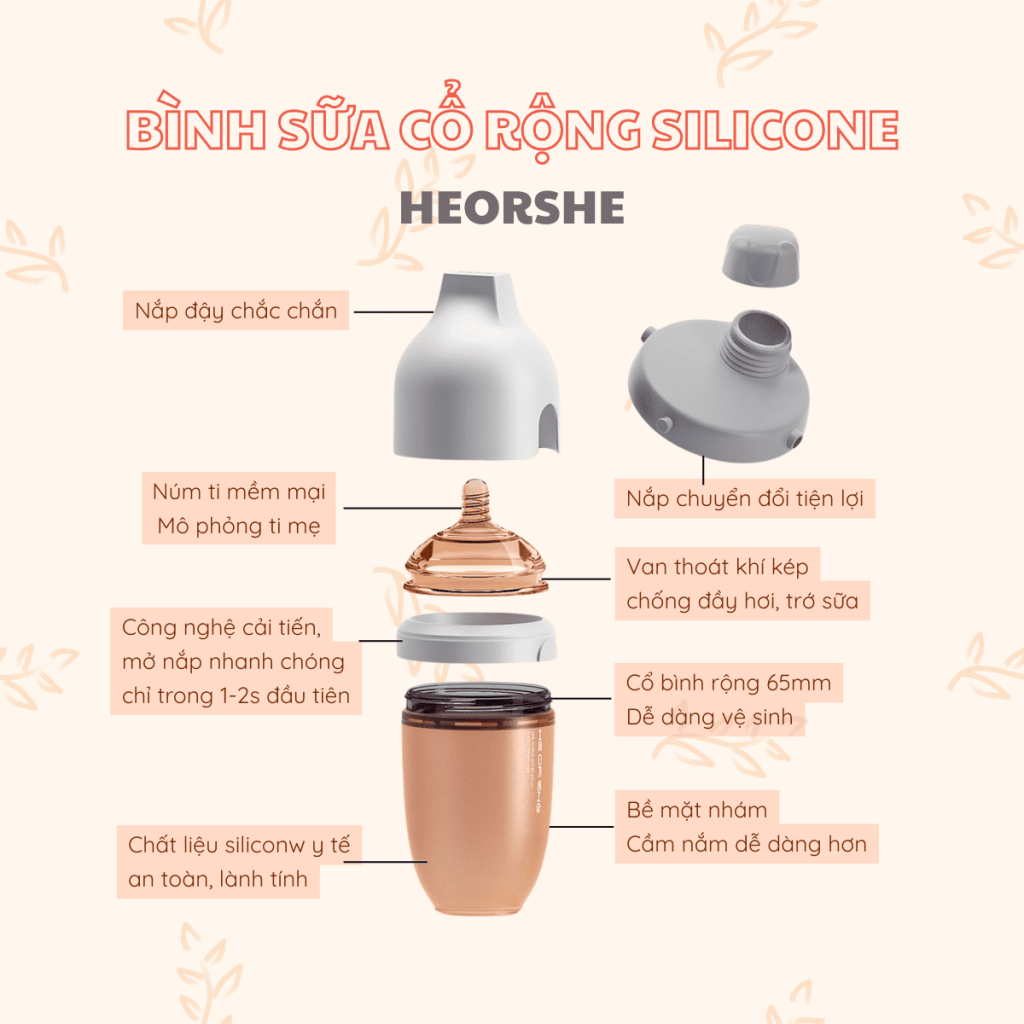 bình sữa silicon