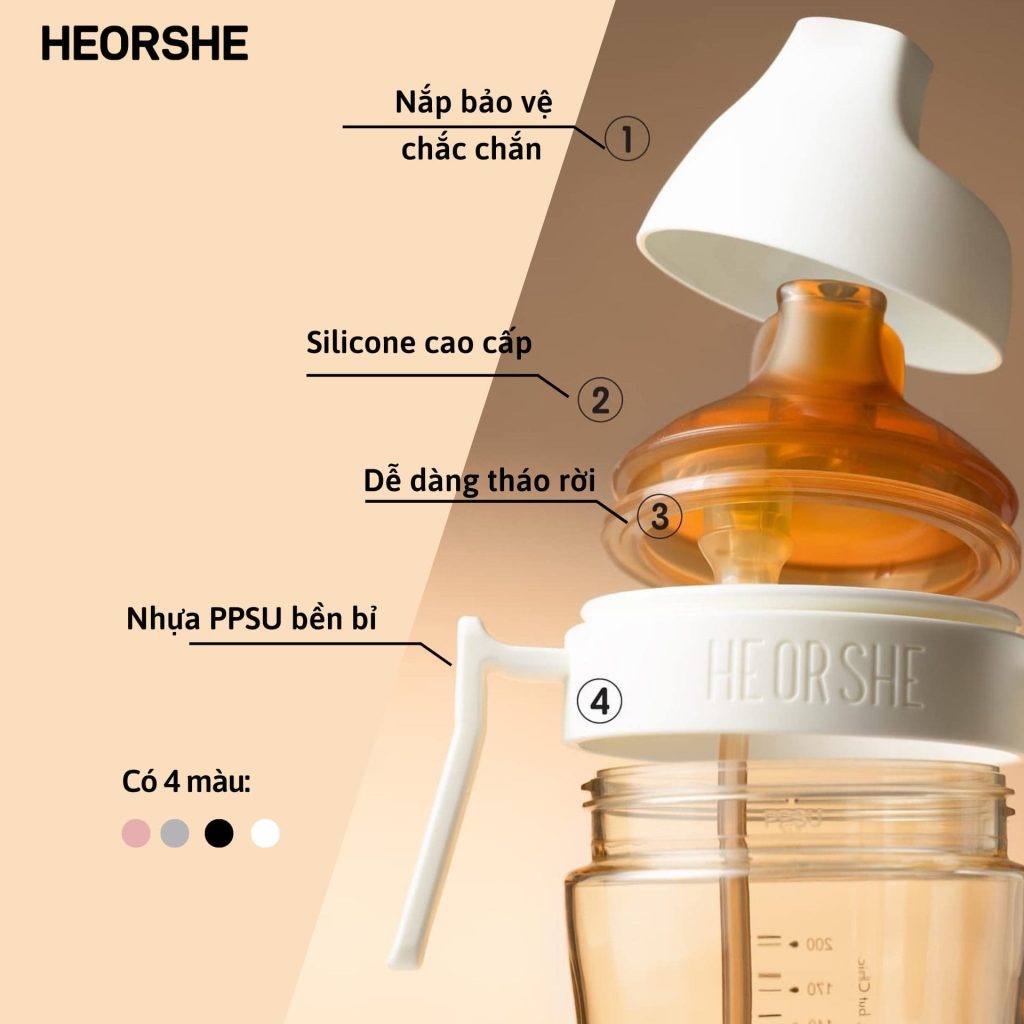 bình tập uống heorshe