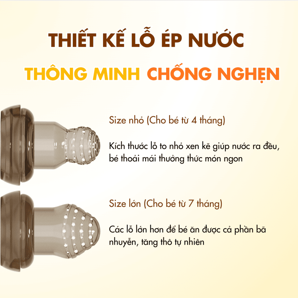 túi nhai ăn dặm heorshe